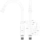 Змішувач для кухні Globus Lux BONN GLB-0203SA-B01 - зображення 2
