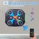 Боксерский тренажер для отработки ударов с подсветкой и Bluetooth черный - изображение 4
