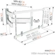 Vogel's TVM 5645 (Білий) Настінний кронштейн для LED/LCD/OLED - изображение 8