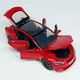 Машинка Автопром "Tesla Модель S с зарядной станцией" красная, 1:24 (18 см) AP7713-1 - изображение 1