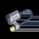 Звуковая карта Vention USB External Sound Card 0.15m Metal Type Grey (CDKHB) - изображение 2