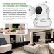 Бездротова Wi-Fi домашня камера безпеки Littlelf 1080P Indoor Pets Білий - зображення 11