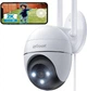 Уличная камера наблюдения ieGeek 2K с Wi-Fi, IP-камера с обзором 360°. Белый. - изображение 1