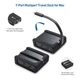 Концентратор USB C для трех мониторов Cable Matters с 3 портами DisplayPort, USB-A и USB-C. Черный. - изображение 4