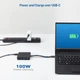 Концентратор USB C для трех мониторов Cable Matters с 3 портами DisplayPort, USB-A и USB-C. Черный. - изображение 7