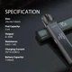 Многоразовая электронная сигарета вейп Pod система Joyetech Evio M Pro 1100 mAh Black + 2 картриджа 2.8 мл + кабель type-c ACG в комплекте к под системы под перезаправляемая курилка электронка подик для заправки жидкости до 30 Вт - изображение 3