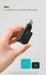 Мережевий зарядний пристрій Baseus Super Si Quick Charger адаптер Type-C з швидкою зарядкою 25W, Чорний - зображення 7