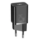 Мережевий зарядний пристрій Baseus Super Si Quick Charger адаптер Type-C з швидкою зарядкою 25W, Чорний - зображення 10