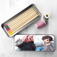 Пенал школьный для мальчика и девочки металлический Любой во Франксе #004 7*18 см Silver - изображение 3
