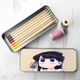 Пенал школьный для мальчика и девочки металлический У Коми сан проблемы с общением #006 7*18 см Silver - изображение 3