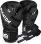 Боксерські рукавиці Phantom APEX Velcro Black 12 унцій (Бинти 4 м в подарунок) (PHBG2368-12) - зображення 1
