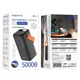 Внешний портативный аккумулятор Павербанк Borofone BJ66A 50000mAh 22.5W 2USB/1Type-C с быстрой зарядкой QC3.0+PD3.0 Black - изображение 9