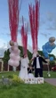 Дымовая Вспышка Красная 20 м Гендер Пати Девочка Air Smoke Pink Gender Party Girl - изображение 2