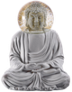 Kula śnieżna Donkey Budda Szara 15 cm (4260407136689) - obraz 1