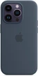 Чехол силиконовый противоударный Silicone Case with MagSafe для Apple Iphone 14 Pro (6.1") Storm Blue - изображение 11