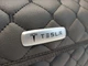 Органайзер в багажник автомобіля Tesla 50х30х30 чорний з синьою ниткою - изображение 2