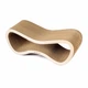 Когтеточка из картона усиленного с деревянным фасадом Cat Joy Fusion Beige 77x29x29 см - изображение 4