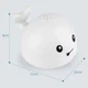 Игрушка детская для ванной Spray water bath toy кит с фонтаном, световыми и звуковыми эффектами на батарейках Белый - изображение 9