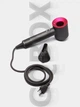 Професійний фен для волосся Super Hair Dryer 1600 Вт + насадка концентратор, рожевий, фуксія - зображення 2