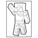 Розмальовка YES Minecraft А4 8 сторінок з наліпками (743221) - изображение 2