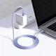 Кабель Baseus Crystal Shine Series Fast Charging Data Cable Type-C to Type-C 100W 1.2m Purple (CAJY000605) - изображение 5