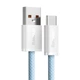 Кабель Baseus Dynamic Series Fast Charging Data Cable USB to Type-C 100W 1m Blue (CALD000603) - изображение 3