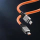 Кабель Baseus CoolPlay Series Fast Charging Cable Type-C to Type-C 100W 1m Orange (CAKW000207) - изображение 6