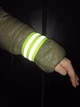 Светоотражающая эластичная лента на липучке, 35*5 см, зеленая - изображение 4