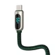 Кабель Baseus Display Fast Charging Data Cable USB to Type-C 66W 1m Green (CASX020006) - зображення 5