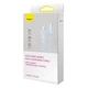 Кабель Baseus Explorer Series Fast Charging Cable with Smart Temperature Control Type-C to iP 20W 1m Blue (CATS010203) - зображення 2