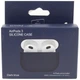 Силиконовый футляр для наушников AirPods 3 Синий / Navy blue - изображение 3