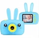 Детская цифровая фотокамера Smart Kids Camera фотоаппарат 8х4,5х5 см Голубой - изображение 8