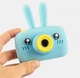 Детская цифровая фотокамера Smart Kids Camera фотоаппарат 8х4,5х5 см Голубой - изображение 7