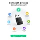 Bluetooth адаптер UGREEN CM390 USB 5.0 Adapter Black (UGR-80889) - изображение 5