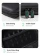 Сумка органайзер для HDD та електроніки UGREEN LP128 Hard Disk Storage Bag Large Size Black (UGR-50274) - зображення 8