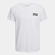 Футболка хлопковая длинная мужская Jack & Jones 12151955 M Белая с принтом (5715424111502) - изображение 5