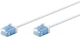 Патч-корд Goobay RJ45 UTP6a 1.0m patch Slim Ultra Flexi PoE+ Cu білий(75.07.4286) - зображення 1
