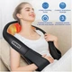 Масажер для шиї, плечей і спини з ІЧ-прогріванням Massager of Neck Kneading, чорний - зображення 1