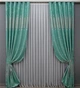 Комплект готовых штор VR-Textil Софт Лиана № 464ш Бирюзовый 150х270 см 2 шт (30-204) - изображение 2