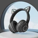 Наушники с кошачьими ушками CATEAR JST-BT035C (black) - изображение 1