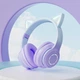 Наушники с кошачьими ушками CATEAR JST-BT035C (Blue-Violet) - изображение 1