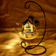 Румбокс - шар интерьерный 3D конструктор Miniature DIY Cuteroom House Romantic Aegean Sea 2002 + подставка - изображение 4