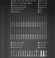 Набор отвёрток Qingyun Series Screwdriver Set GNT-72 pcs Grey - изображение 4