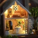 Румбокс - шар интерьерный 3D конструктор Miniature Cuteroom DIY House Pandora Magic Garden + подставка - изображение 3
