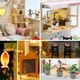 Румбокс Кошачье Кафе конструктор DIY Cat Cafe M2111 - изображение 11