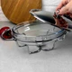 Мармит стеклянный овальный 1.6 л с металлической крышкой Bohmann - изображение 6