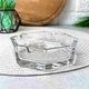 Скляна попільничка 10.8 см із гранями Uniglass - зображення 7