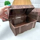 Скринька пластикова В'язка Коричнева Aly-311 - зображення 1
