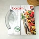 Круглая стеклянная форма-гриль для запекания 32 см BORCAM GRILL - изображение 8