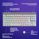 Ігрова клавіатура бездротова LOGITECH G515 Lightspeed TKL, TACTILE біла (L920-012539) - изображение 2
